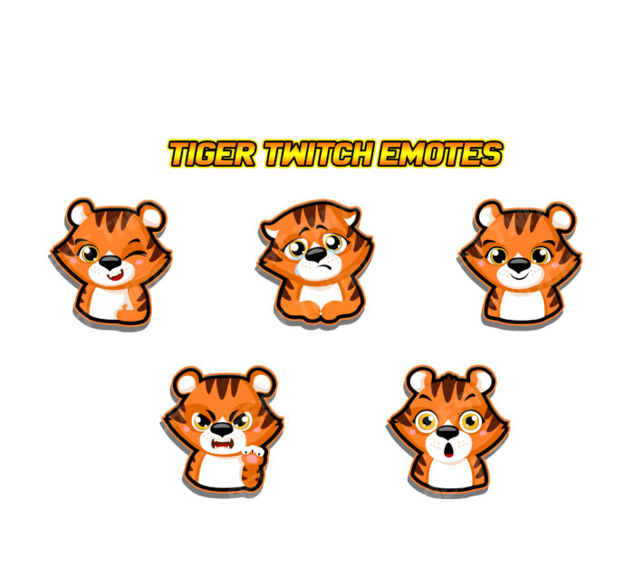 Tiger twitch youtube discord emotes