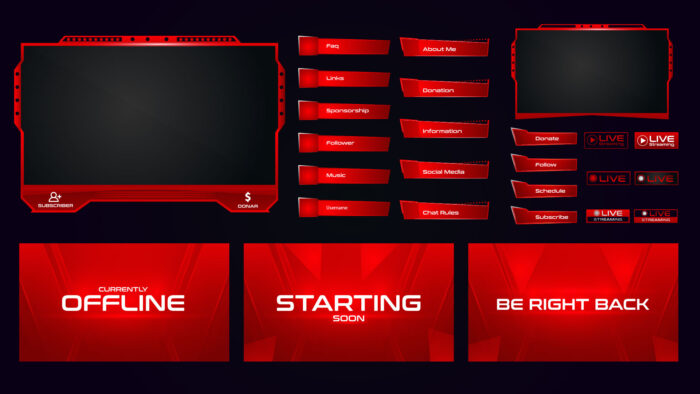 Twitch overlay package free price Best Twitch