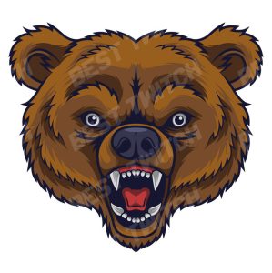 Angry bear gaming mascot youtube discord logo