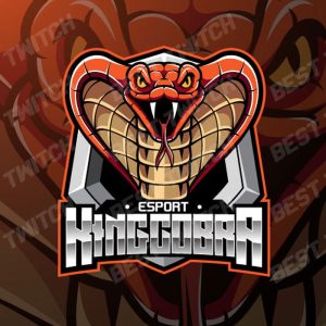 king cobra Esport gaming mascot logo ! BestTwitch