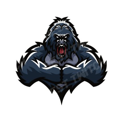 Gorilla mascot gaming logo best price ! BestTwitch