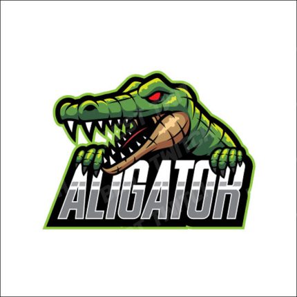 Alligator mascot gaming logo twitch YouTube ! BestTwitch