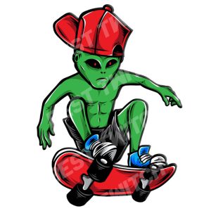 Alien skater twitch YouTube discord gaming logo ! BestTwitch