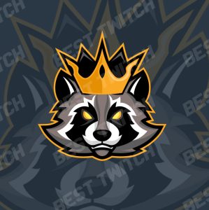 Raccoon mascot King