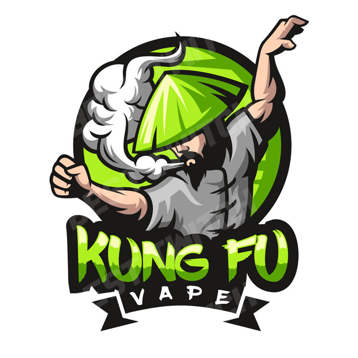 Kung Fu Master mascot YouTube twitch gaming logo