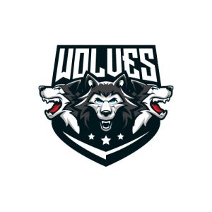Angry wolf vector mascot twitch logo price 2023
