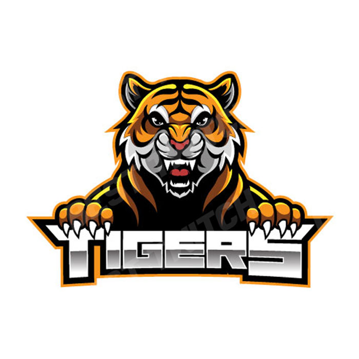 Tiger vector mascot twitch logo YouTube ! BestTwitch