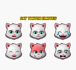Cutie Cat emoji twitch discord youtube ! BestTwitch