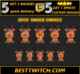 Deer twitch emoji