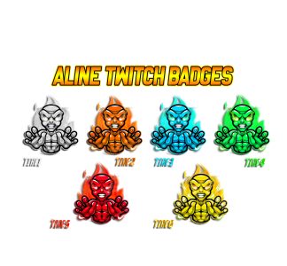 Alien Bit Badges - Elevate Your Twitch Cheer Experience!