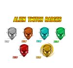Elevate Your Twitch Brand with the BestTwitch Alien Head Badges