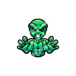 Alien Esport Mascot Logo – Unleash the Extraterrestrial Power