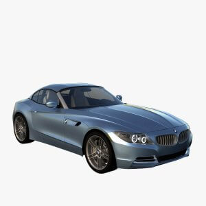 BMW Z4 M40i Roadster 3D Model - Corona Ready for Photorealistic Rendering