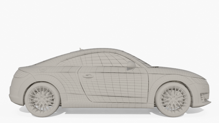 Audi TT coupe 1998 - 2005 3D Model