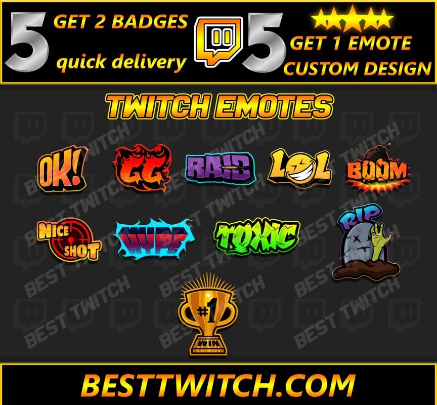 Text Twitch Emotes
