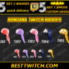 Free Bandana Badges for Twitch, YouTube, Discord & Kick Custom Bits & Emotes!