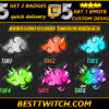 Akatsuki Cloud Twitch Bits & Sub Badges