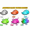 Akatsuki Cloud Twitch Bits & Sub Badges