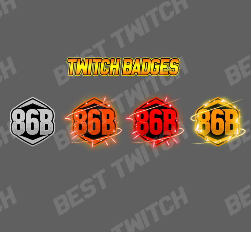 Ultimate Free Badge Pack for Twitch, Kick, Discord & YouTube Bits, Subs & Emotes