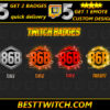 Ultimate Free Badge Pack for Twitch, Kick, Discord & YouTube Bits, Subs & Emotes