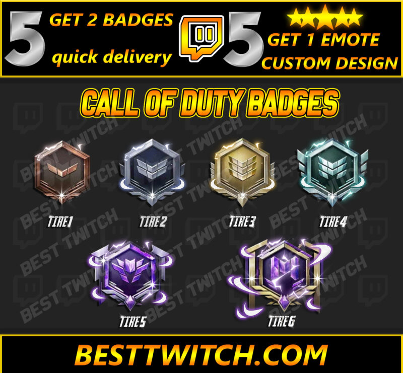 Call of Duty: Mobile Boasting Badges & Twitch Service Pack