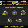 Call of Duty Twitch Emotes Pack 12 Premium Gaming Emotes for FPS Streamers