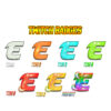 E Letter Logo Sub Badges & Bits | Kick Emotes for Streamers | BestTwitch Graphics