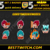 Emojis para Goku – Twitch, Discord, YouTube, Kick & Facebook Emotes | Super Saiyan Emoji Pack & Streamer Flair