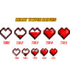Heart-Themed Twitch Sub Badges Tiered Love & Support Icons for Your Community
