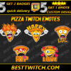Pizza Emoji & Cute Deer Bundle – Twitch, Discord, Kick & YouTube Streamer Assets