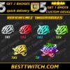 Rider Helmet Twitch Badges 6 Tier Cycling Sub Badge Pack for Twitch, YouTube, Discord & Kick