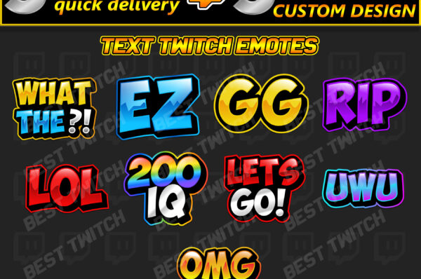 Ultimate Twitch Chat Text Emoji + Expressive Kaomoji for Streamers