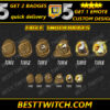 Eagle Eggs Hatching Twitch Badges | Sub Badge Progression for Streamers