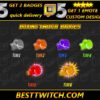 Boxing Gloves Twitch Badges Punchy Subscriber & Bit Emotes