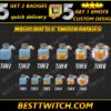 Magic Potion Bottle Twitch Sub Badges Pack Multicolor Magical Badges