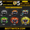 Tiger Transmission Badges Custom Automotive Logo