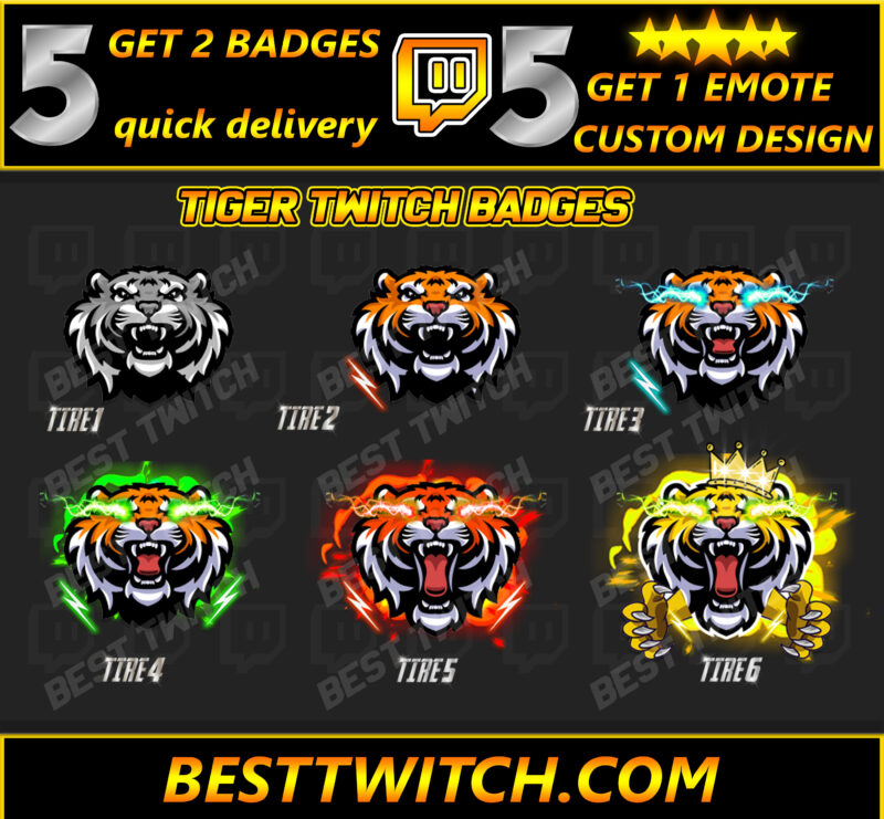 Tiger Transmission Badges Custom Automotive Logo