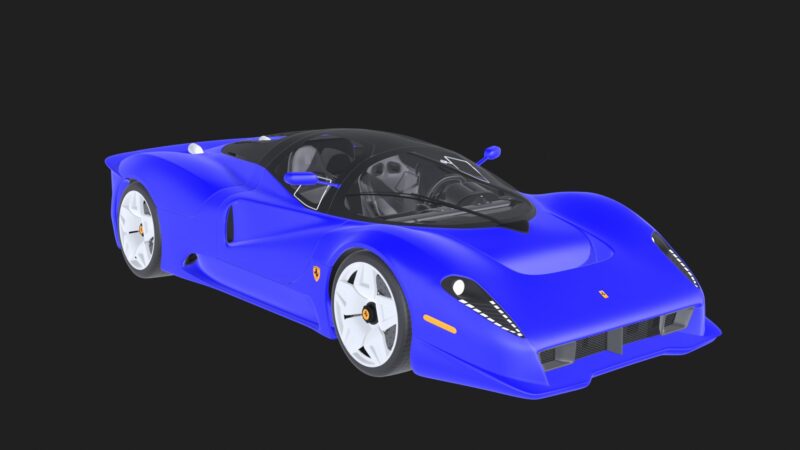 Ferrari P4/5 by Pininfarina 3D Model Ultra-High Detail Supercar Asset