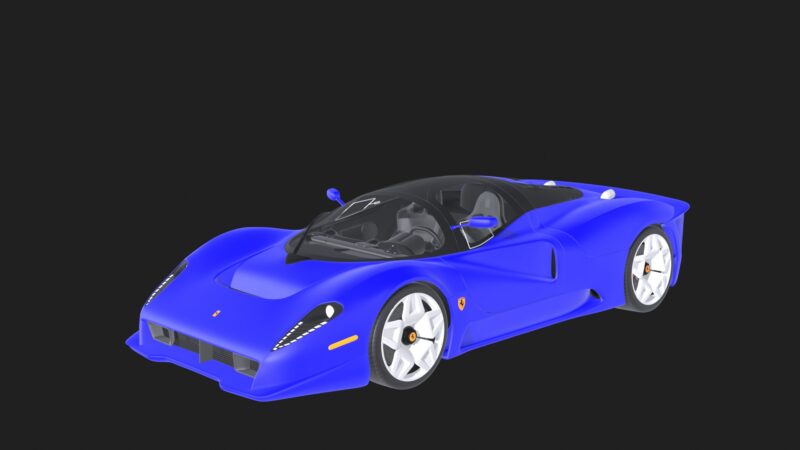 Ferrari P4/5 by Pininfarina 3D Model Ultra-High Detail Supercar Asset