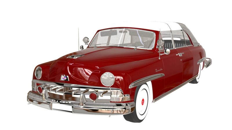 Lincoln Cosmopolitan Presidential Limousine 1950 3D Model