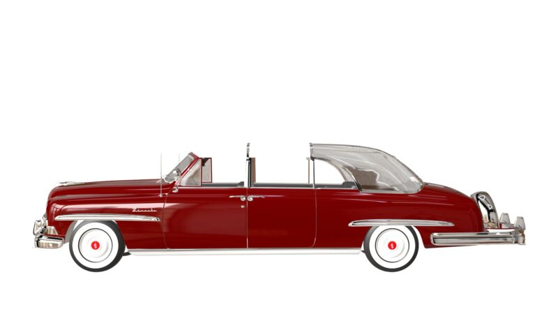 Lincoln Cosmopolitan Presidential Limousine 1950 3D Model