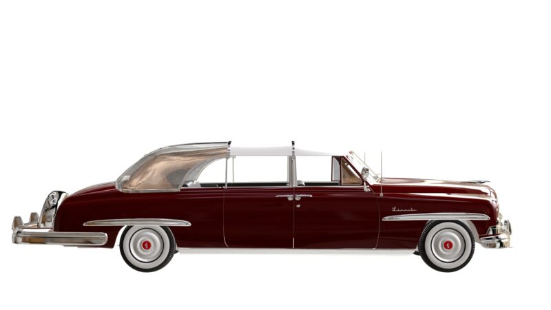 Lincoln Cosmopolitan Presidential Limousine 1950 3D Model