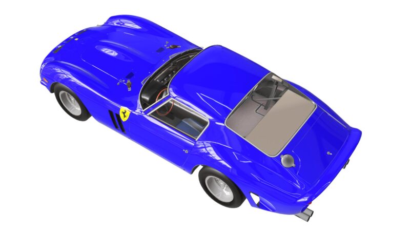 Ferrari 250 GT Berlinetta Lusso 1962 3D Model Classic Sports Car