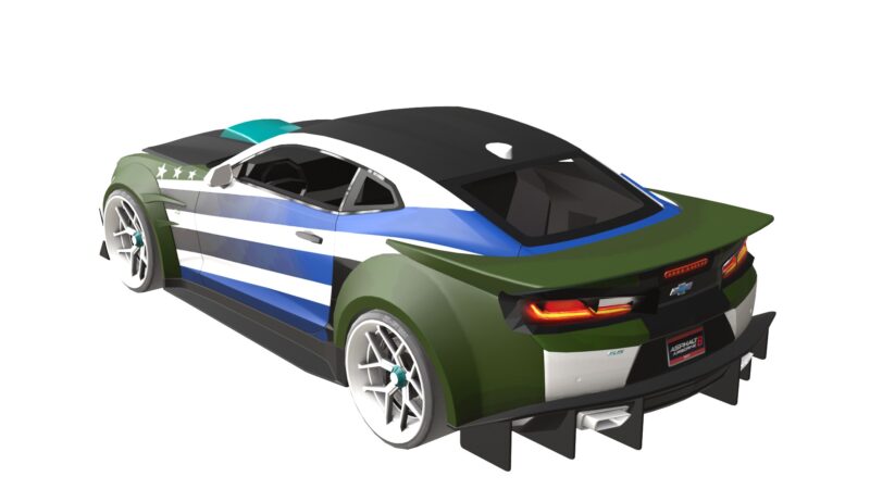 2022 Chevrolet Camaro 3D Model High-Quality Sports Car Model