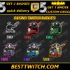 Casino-Themed Twitch Badges High-Roller Subscriber & Bit Emotes
