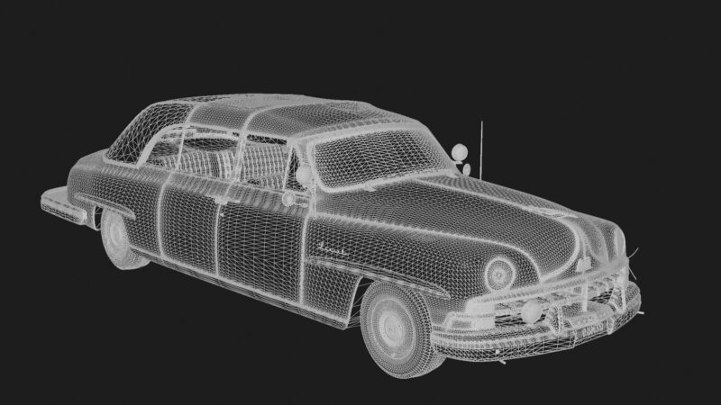 Lincoln Cosmopolitan Presidential Limousine 1950 3D Model