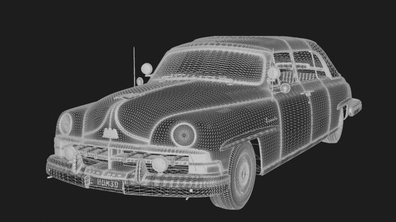 Lincoln Cosmopolitan Presidential Limousine 1950 3D Model