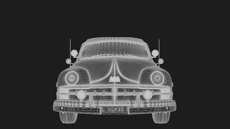 Lincoln Cosmopolitan Presidential Limousine 1950 3D Model