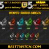 Grim Reaper Sub Badges for Streamers Gamer Channel Loyalty